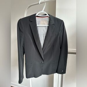 Banana Republic Women's Black Single-Button Blazer